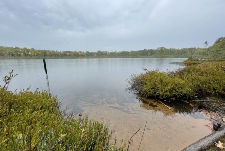 Spruce Lake canoe launch. 