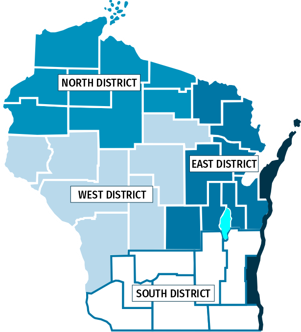 Fish Districts Map