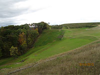 A reclaimed sand mining site in Wisconsin.