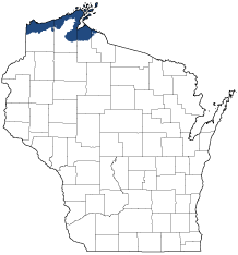 Superior Coastal Plain Ecological Landscape Map