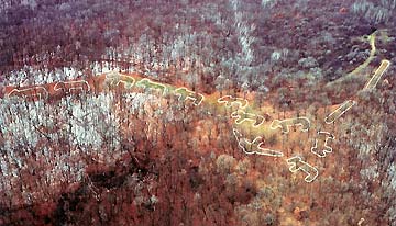 Effigy Mounds National Monument, in Iowa across the river from Wyalusing State Park, has many effigy mounds.