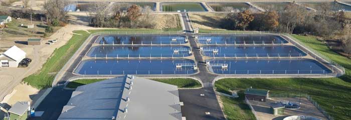 Wild Rose Hatchery from the air