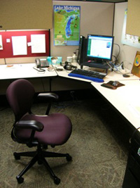 Office cubicle