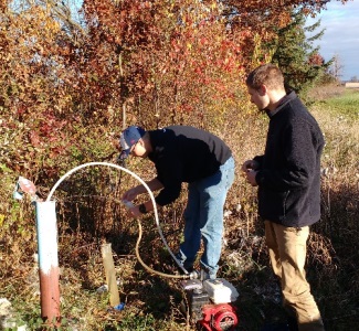 UW-Stevens Point water resources students explore uranium levels in groundwater.